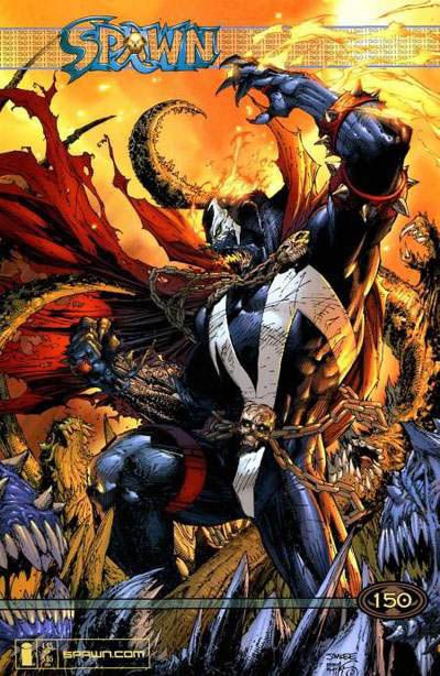 Cover for Spawn (Image, 1992 series) #150 [Cover by Jim Lee]