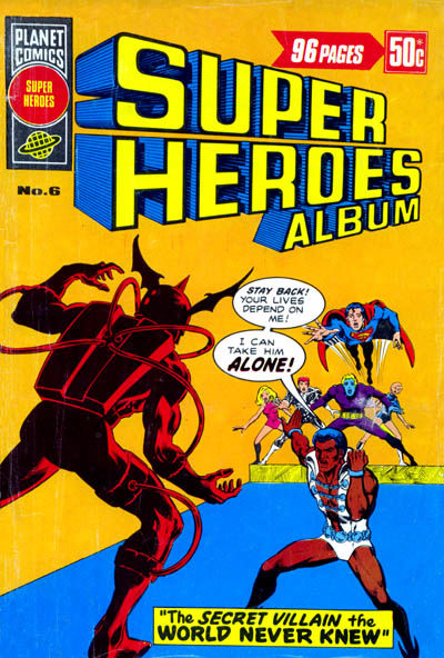 Cover for Super Heroes Album (K. G. Murray, 1976 series) #6