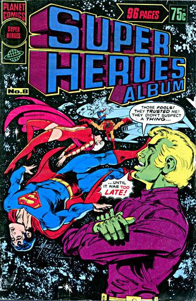 Cover for Super Heroes Album (K. G. Murray, 1976 series) #8