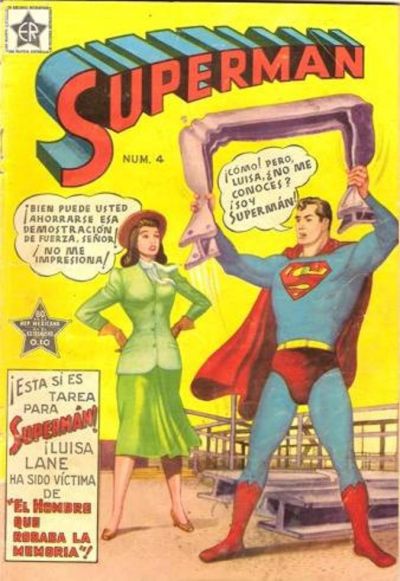 Cover for Supermán (Editorial Novaro, 1952 series) #4