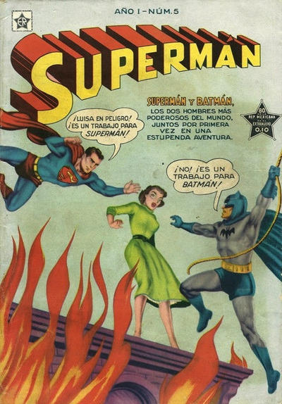 Cover for Supermán (Editorial Novaro, 1952 series) #5