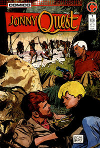 Cover for Jonny Quest (Comico, 1986 series) #7 [Direct]