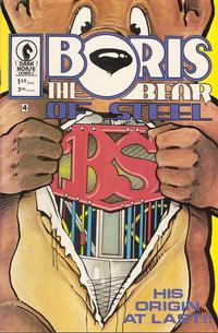 Cover Thumbnail for Boris the Bear (Dark Horse, 1986 series) #4 [Cover B]
