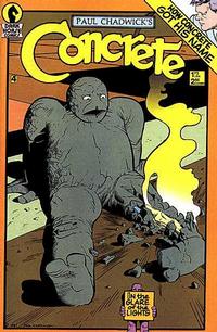 Cover Thumbnail for Concrete (Dark Horse, 1987 series) #4