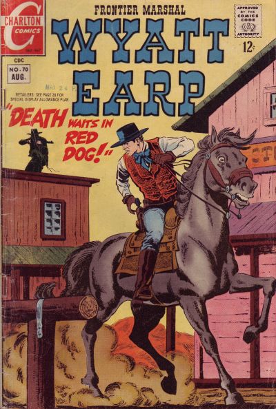 Cover for Wyatt Earp, Frontier Marshal (Charlton, 1956 series) #70