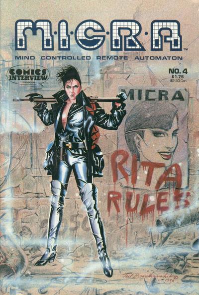 Cover for MICRA: Mind Controlled Remote Automaton (Fictioneer Books, 1986 series) #4