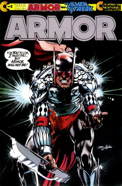 Cover for Armor (Continuity, 1985 series) #1 [Direct]