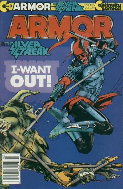 Cover for Armor (Continuity, 1985 series) #3 [Newsstand]
