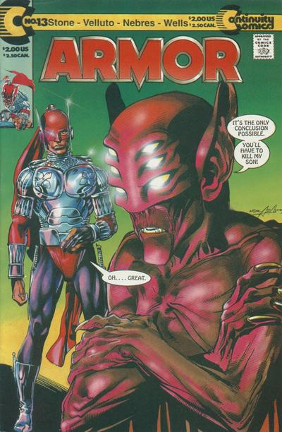 Cover for Armor (Continuity, 1985 series) #13 [Direct]