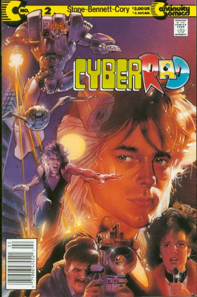 Cover for CyberRad (Continuity, 1991 series) #2 [Newsstand]