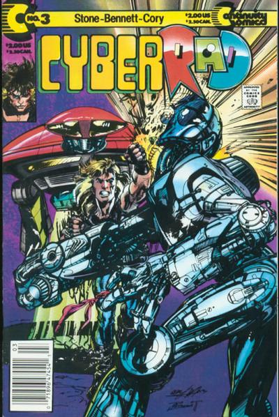 Cover for CyberRad (Continuity, 1991 series) #3 [Newsstand]