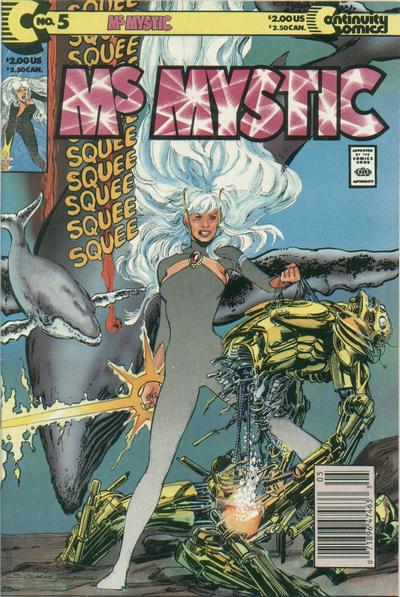 Cover for Ms. Mystic (Continuity, 1987 series) #5 [Newsstand]