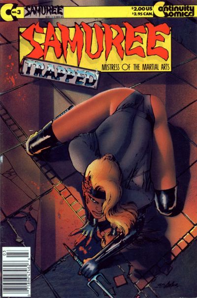 Cover for Samuree (Continuity, 1987 series) #3 [Newsstand]