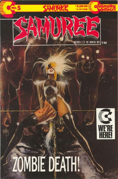 Cover for Samuree (Continuity, 1987 series) #5 [Direct]