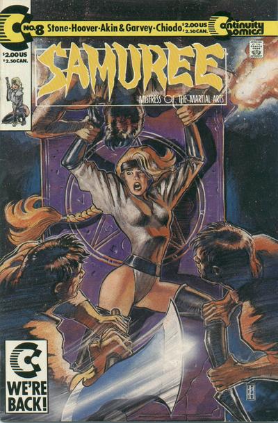 Cover for Samuree (Continuity, 1987 series) #8 [Direct]