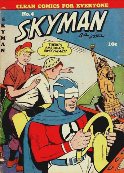 Cover for Skyman (Columbia, 1941 series) #4