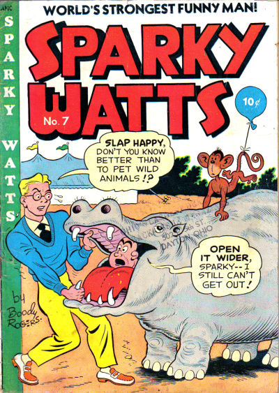 Cover for Sparky Watts (Columbia, 1942 series) #7