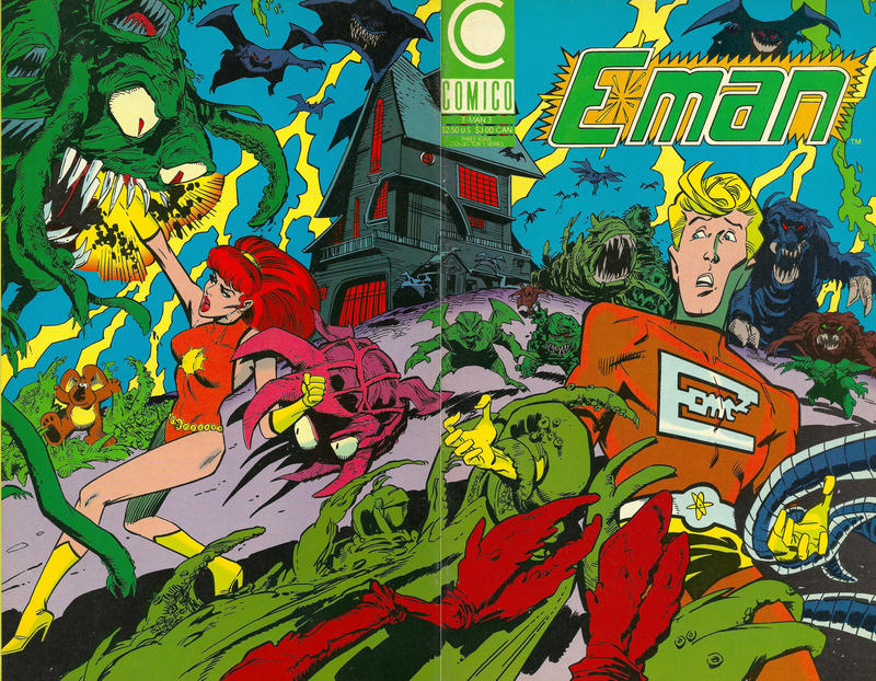 Cover for E-Man (Comico, 1990 series) #3