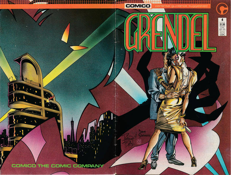 Cover for Grendel (Comico, 1986 series) #4 [Direct]