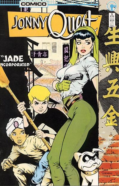 Cover for Jonny Quest (Comico, 1986 series) #5 [Direct]