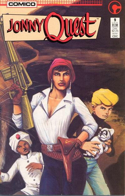 Cover for Jonny Quest (Comico, 1986 series) #9 [Direct]