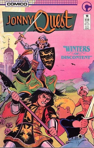 Cover for Jonny Quest (Comico, 1986 series) #10 [Direct]