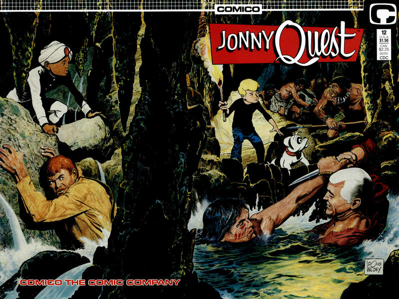 Cover for Jonny Quest (Comico, 1986 series) #12 [Direct]