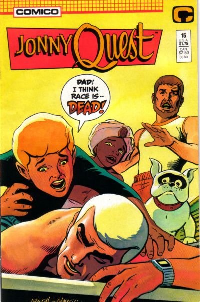 Cover for Jonny Quest (Comico, 1986 series) #15 [Direct]