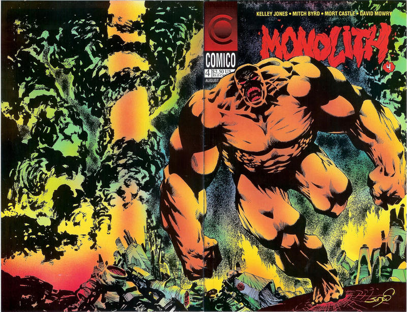 Cover for Monolith (Comico, 1991 series) #4