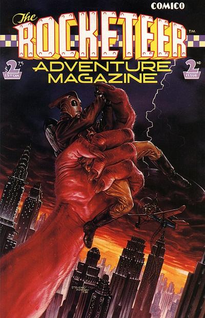 Cover for The Rocketeer Adventure Magazine (Comico, 1988 series) #2