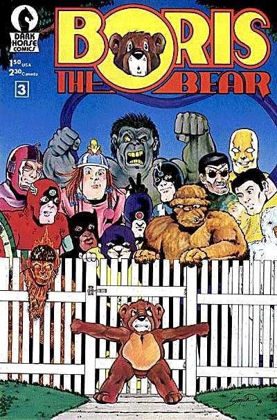 Cover for Boris the Bear (Dark Horse, 1986 series) #3