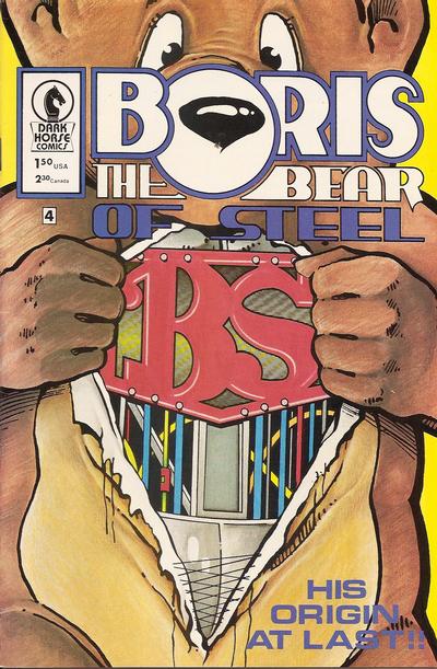 Cover for Boris the Bear (Dark Horse, 1986 series) #4 [Cover B]