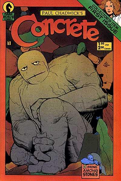 Cover for Concrete (Dark Horse, 1987 series) #1