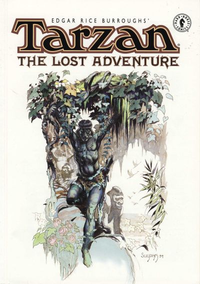 Cover for Edgar Rice Burroughs' Tarzan: The Lost Adventure (Dark Horse, 1995 series) #1