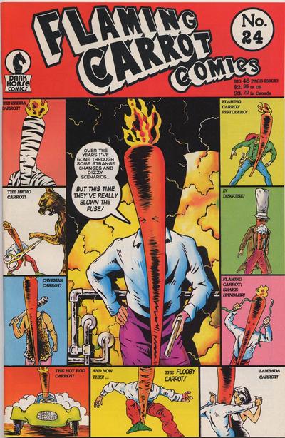 Cover for Flaming Carrot Comics (Dark Horse, 1988 series) #24