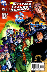 Cover for Justice League of America (DC, 2006 series) #13 [Left Side of Cover]
