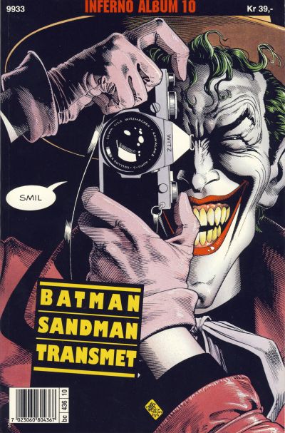 Cover for Inferno album (Bladkompaniet / Schibsted, 1997 series) #10 - Batman; Sandman; Transmetro