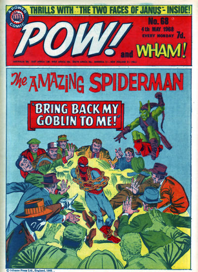 Cover for Pow! and Wham! (IPC, 1968 series) #68