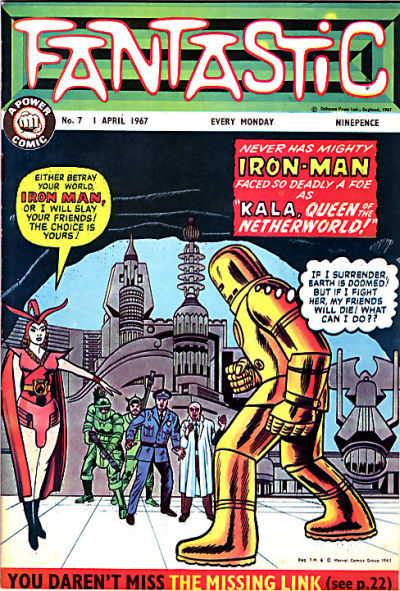 Cover for Fantastic! (IPC, 1967 series) #7