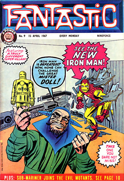Cover for Fantastic! (IPC, 1967 series) #9