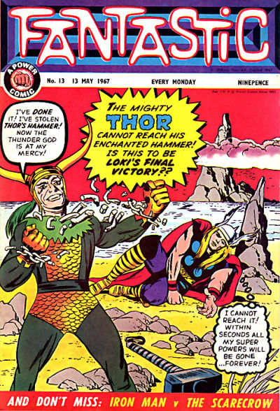Cover for Fantastic! (IPC, 1967 series) #13