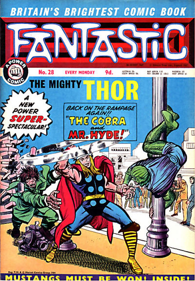 Cover for Fantastic! (IPC, 1967 series) #28