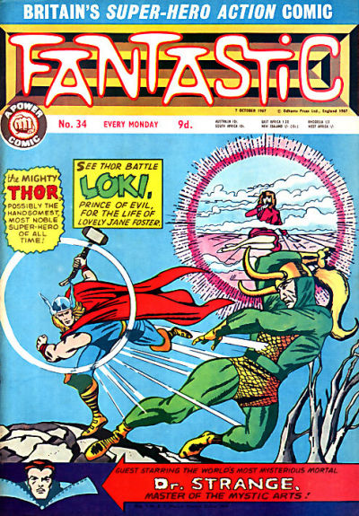 Cover for Fantastic! (IPC, 1967 series) #34