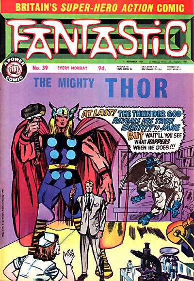 Cover for Fantastic! (IPC, 1967 series) #39