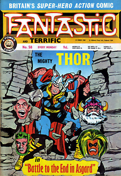 Cover for Fantastic! (IPC, 1967 series) #58