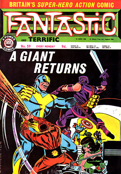 Cover for Fantastic! (IPC, 1967 series) #59