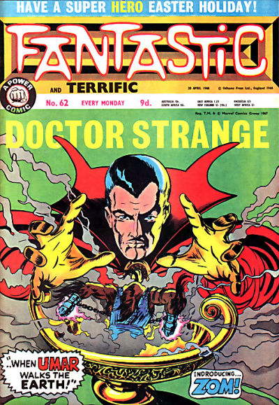 Cover for Fantastic! (IPC, 1967 series) #62