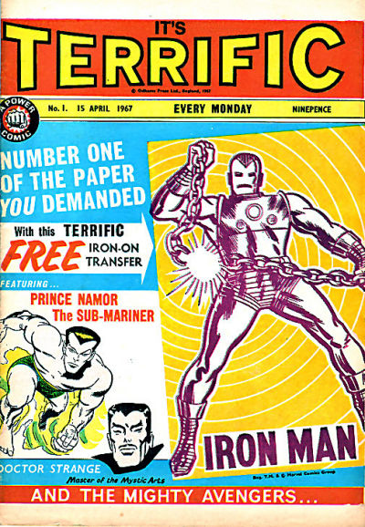Cover for Terrific! (IPC, 1967 series) #1