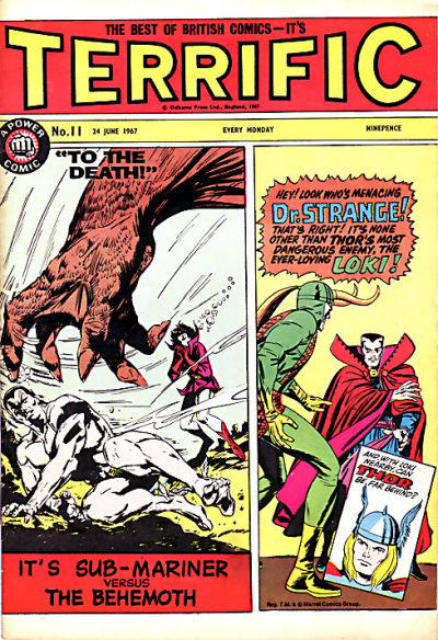 Cover for Terrific! (IPC, 1967 series) #11