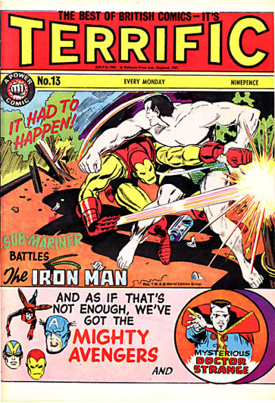 Cover for Terrific! (IPC, 1967 series) #13